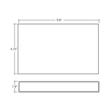 24W 5-Color 5" x 10" Square Wall Sconce - Envision LED
