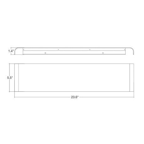 21W 5-Color 24" Up and Down Vanity Light - Envision LED