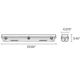 15/20/25W 2’ Multi-Color 3-Power LED Vapor Light Fixture - Envision LED