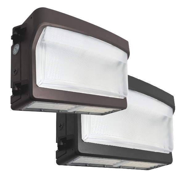 60/80/100W Tri-Color Semi-Circle Wall Pack - Envision LED