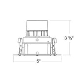4" 5-Color Trimless Square Retrofit - Jet Lighting