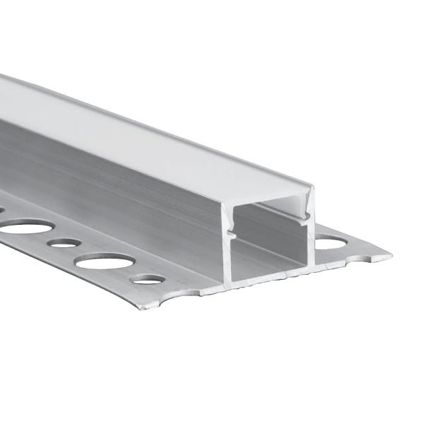 1/2" Slim Surface Mud-in Aluminum Channel - Jinno Lighting