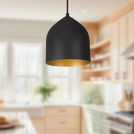 8" Spun Metal Shade LED Pendant Light - Kuzco Lighting