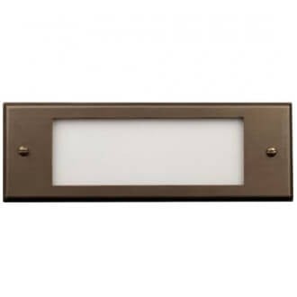 8" Open Window Solid Brass Step Light - Lightcraft Outdoor