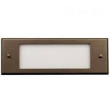 8" Open Window Solid Brass Step Light - Lightcraft Outdoor