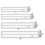 LED Dimmable Under cabinet Light 1 inch thin