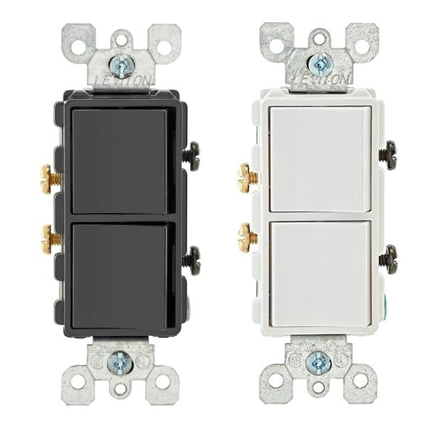 15A Decora Stack Switch Single Pole - Leviton