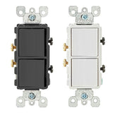 15A Decora Stack Switch Single Pole - Leviton