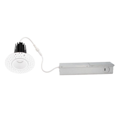 1 inch round canless trimless mud-in light offering compact recessed lighting solutions
