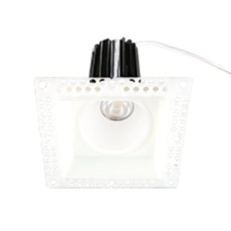 2 inch square canless trimless mud-in recessed light for versatile ceiling applications