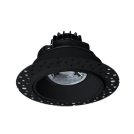 3 inch black mud-in recessed light providing sleek installation and strong performance