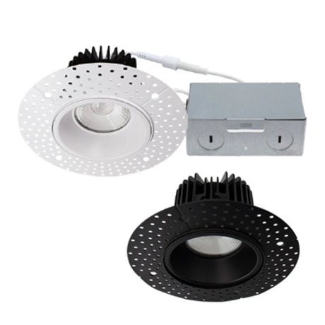 4 inch 15w recessed mud-in LED light providing efficient illumination for ceiling spaces