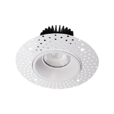 4 inch 15w white mud-in recessed light delivering bright and clean illumination