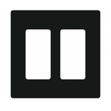 2 Gang Claro Wall Plate - Lutron