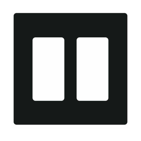 2 Gang Claro Wall Plate - Lutron