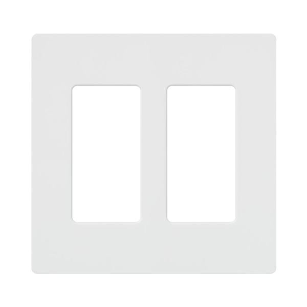 2 Gang Claro Wall Plate - Lutron