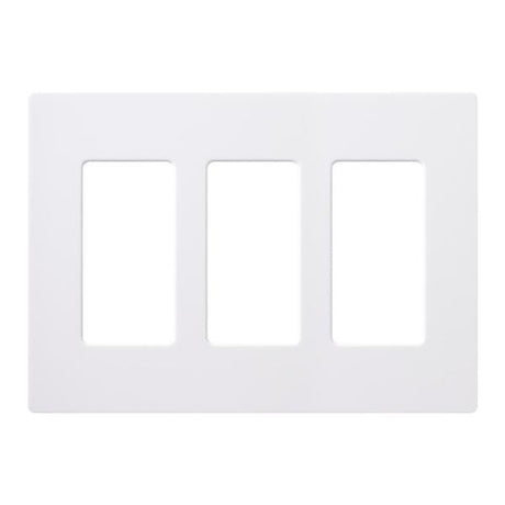 3 Gang Claro Wall Plate - Lutron