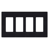 4 Gang Claro Wall Plate - Lutron