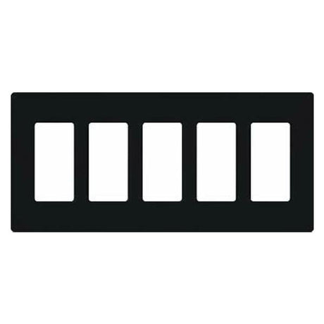 5 Gang Claro Wall Plate - Lutron