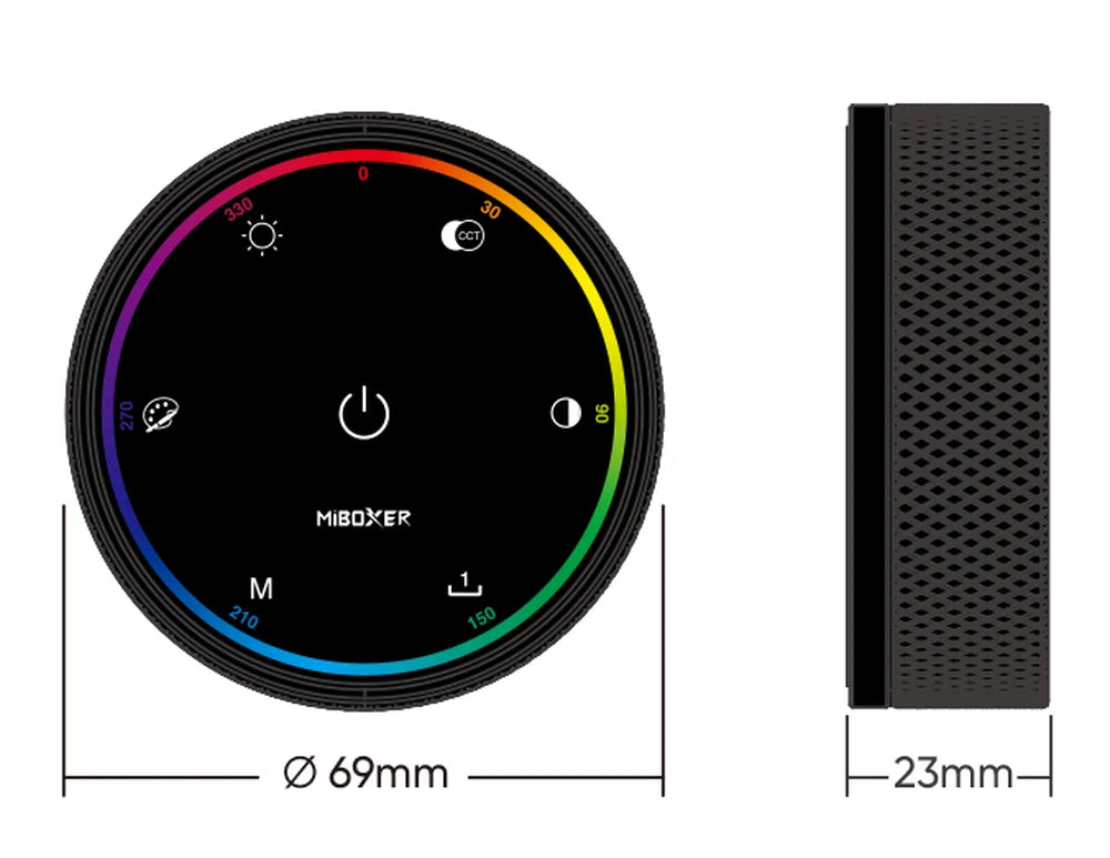 K6 RGB+CCT 2.4G Wireless Remote Control for MiBoxer - Mi Light