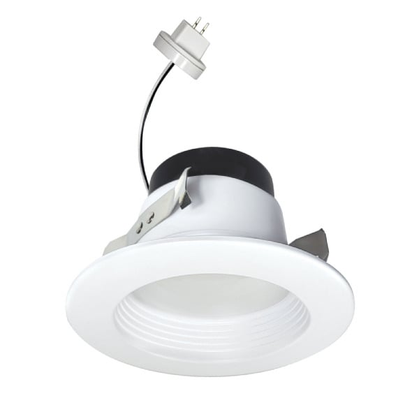 4" 11W Multi-Color 12V Baffle Down Light - Nora Lighting