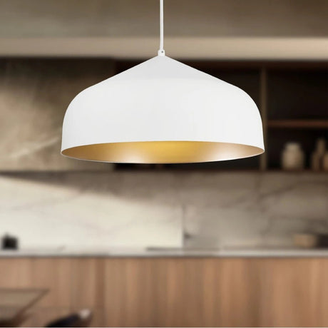 17" Spun Metal Shade LED Pendant Light - Kuzco Lighting