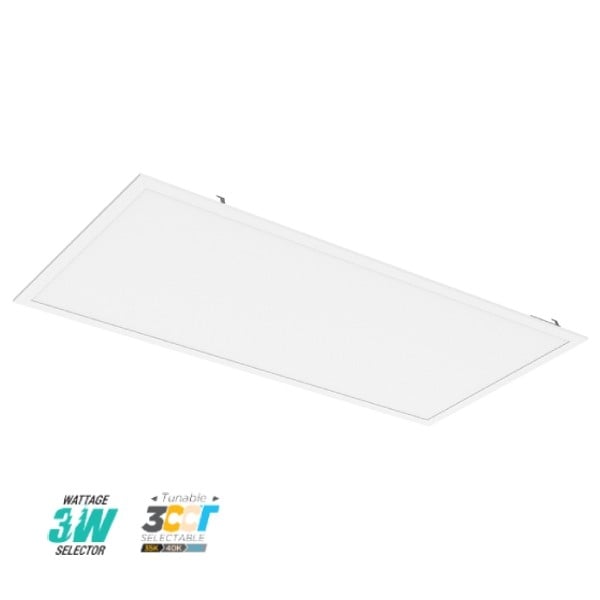 2 x 4 Tri-Color 30W/40W/50W Back-lit Panel Light - Portor Lighting