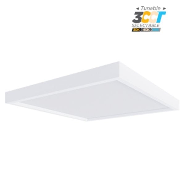15W 7" Tri-Color Square Surface Mount Light - Portor Lighting