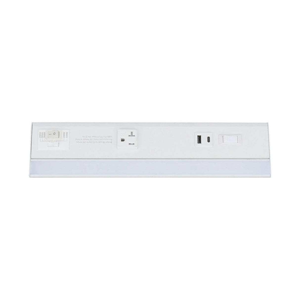 Undercabinet Power Strip with Light 13" - Westgate Mfg