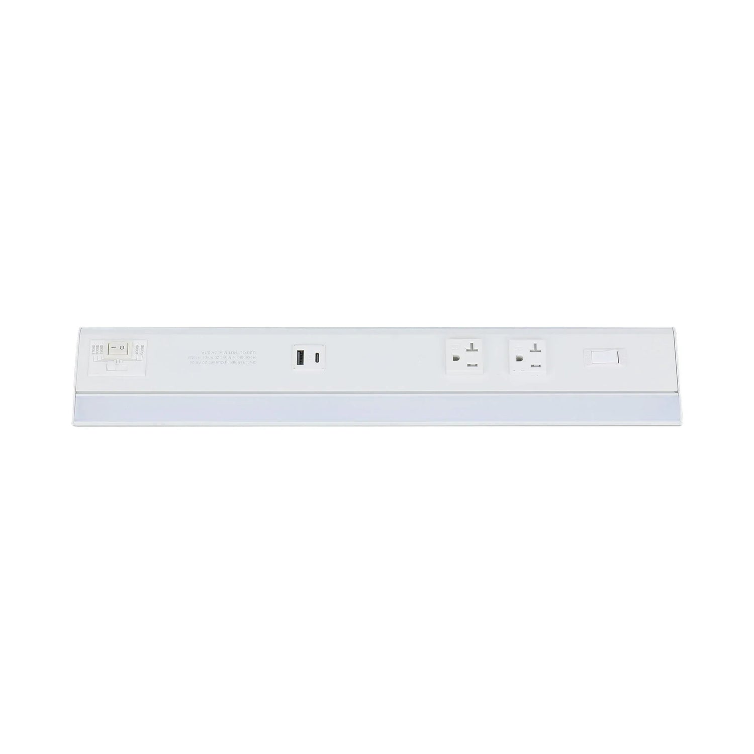 Undercabinet Power Strip With Light 18" - Westgate Mfg
