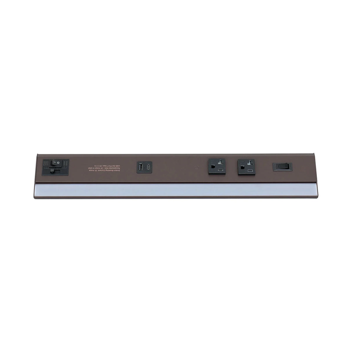 Undercabinet Power Strip With Light 18" - Westgate Mfg