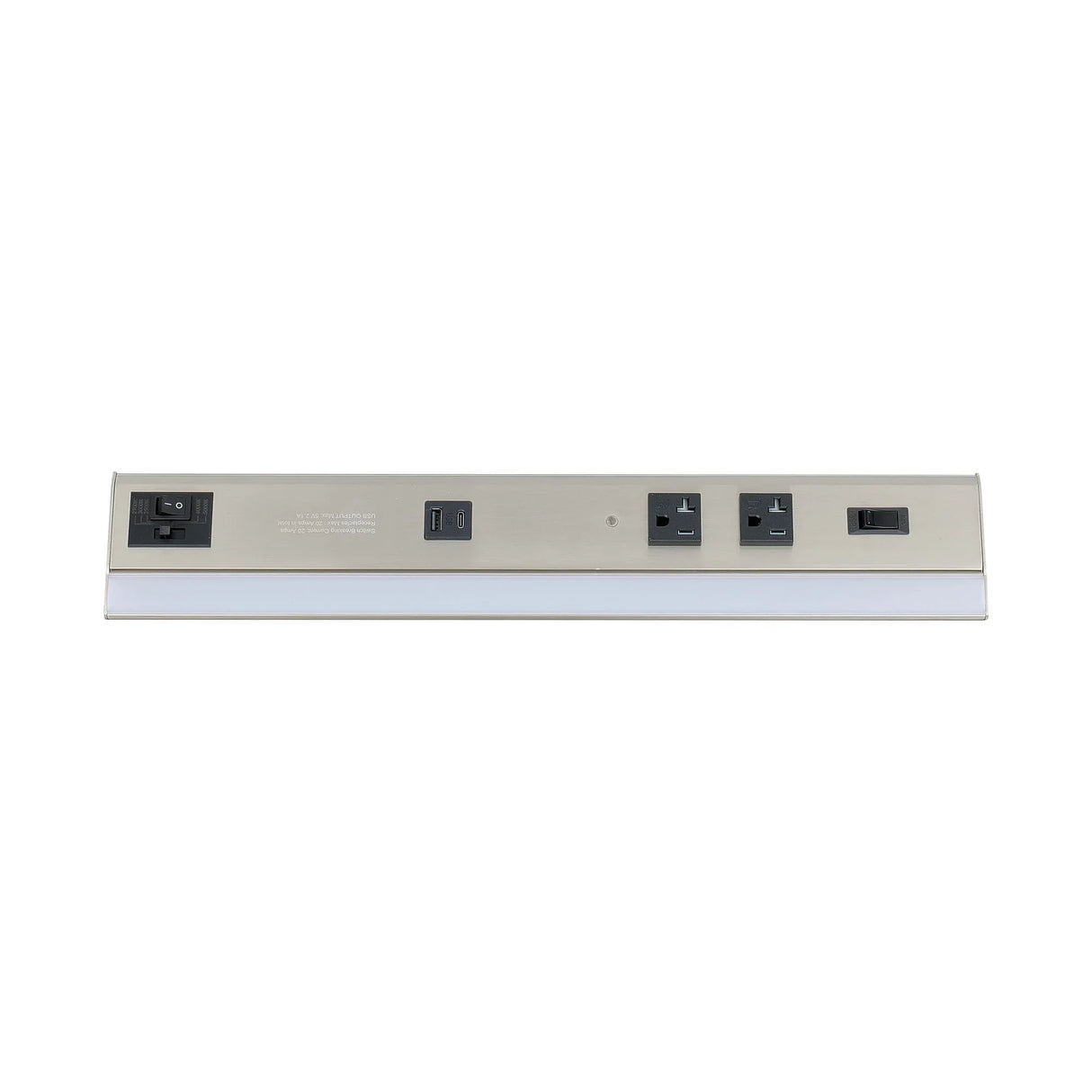 Undercabinet Power Strip With Light 18" - Westgate Mfg