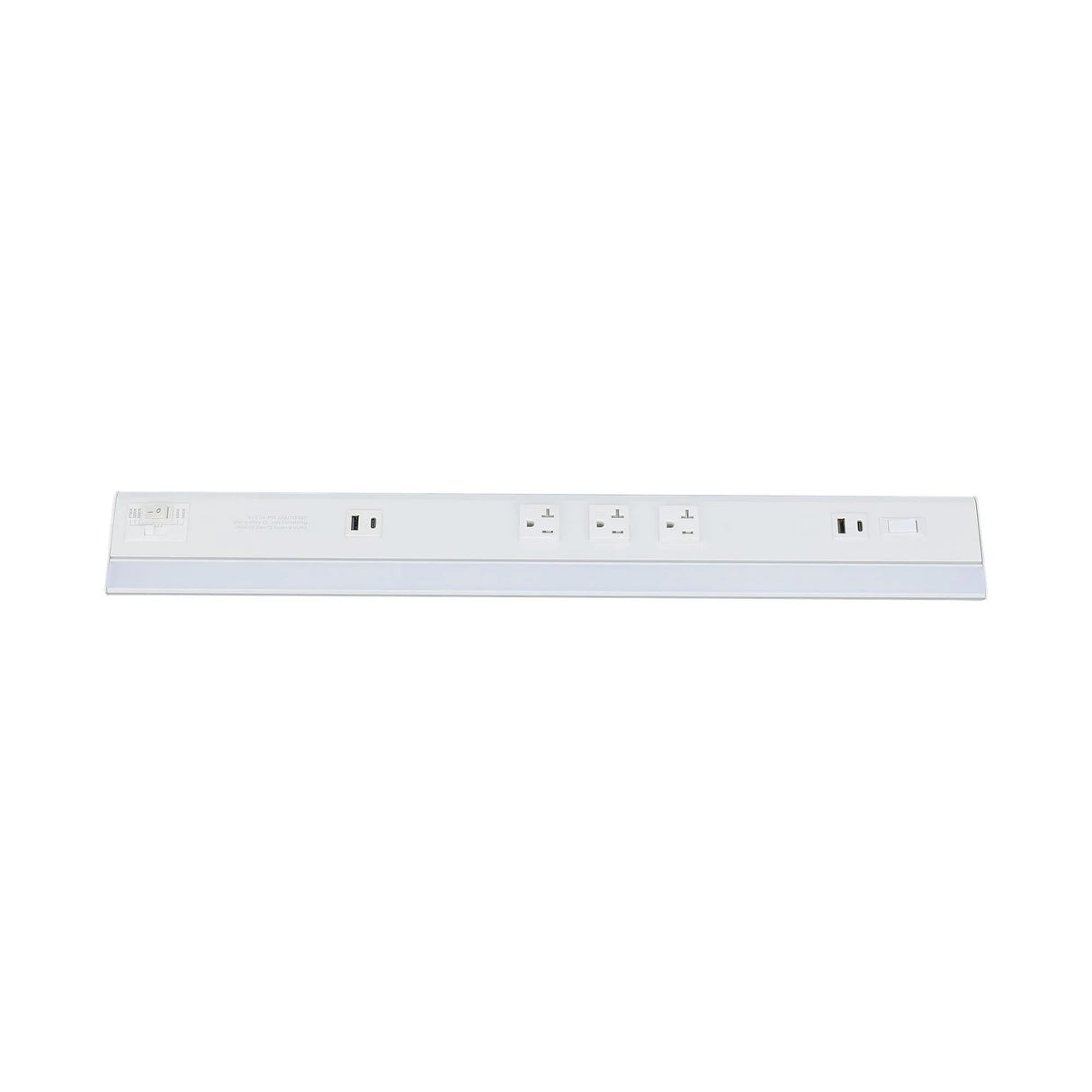 Undercabinet Power Strip, Light 24" - Westgate Mfg