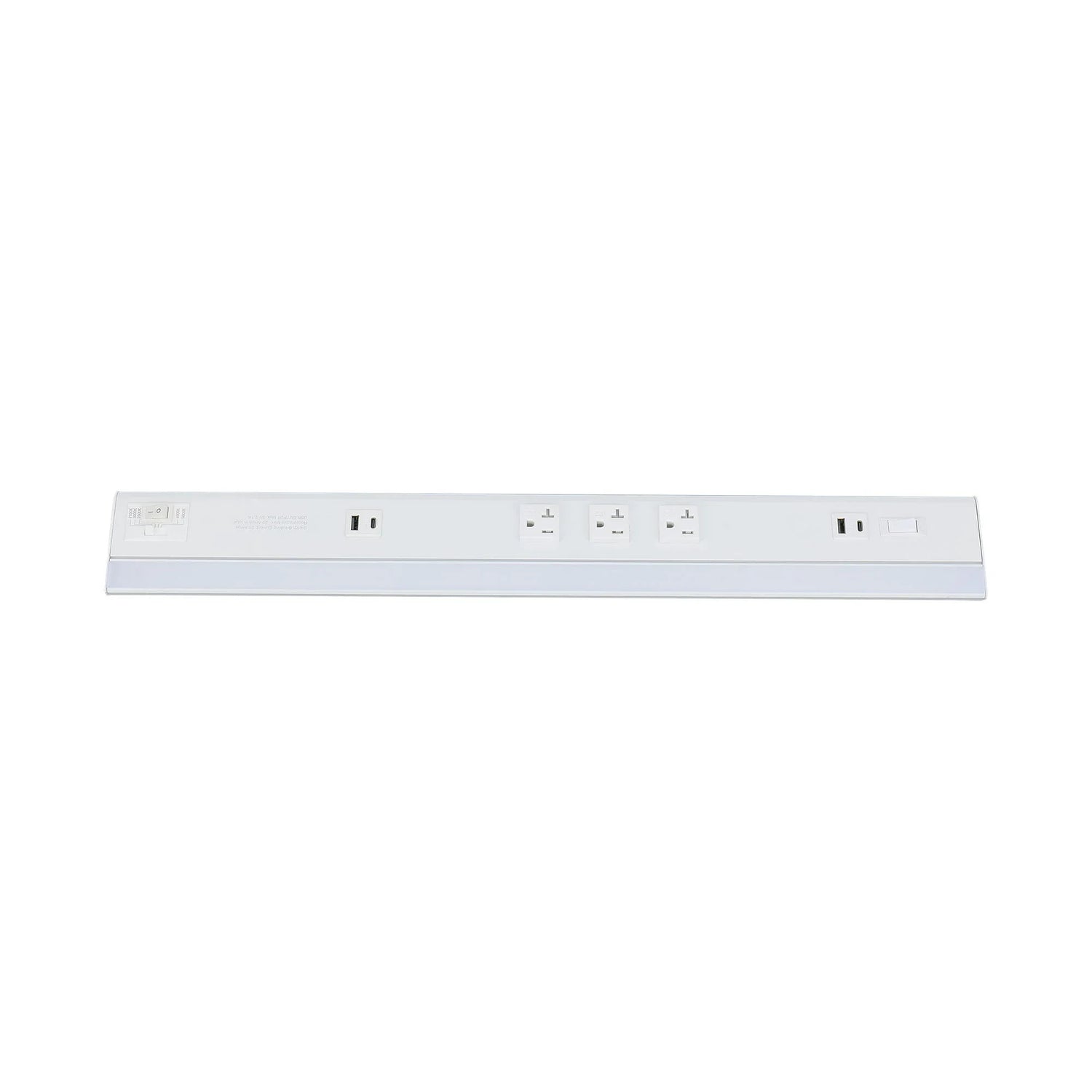 Undercabinet Power Strip, Light 24" - Westgate Mfg