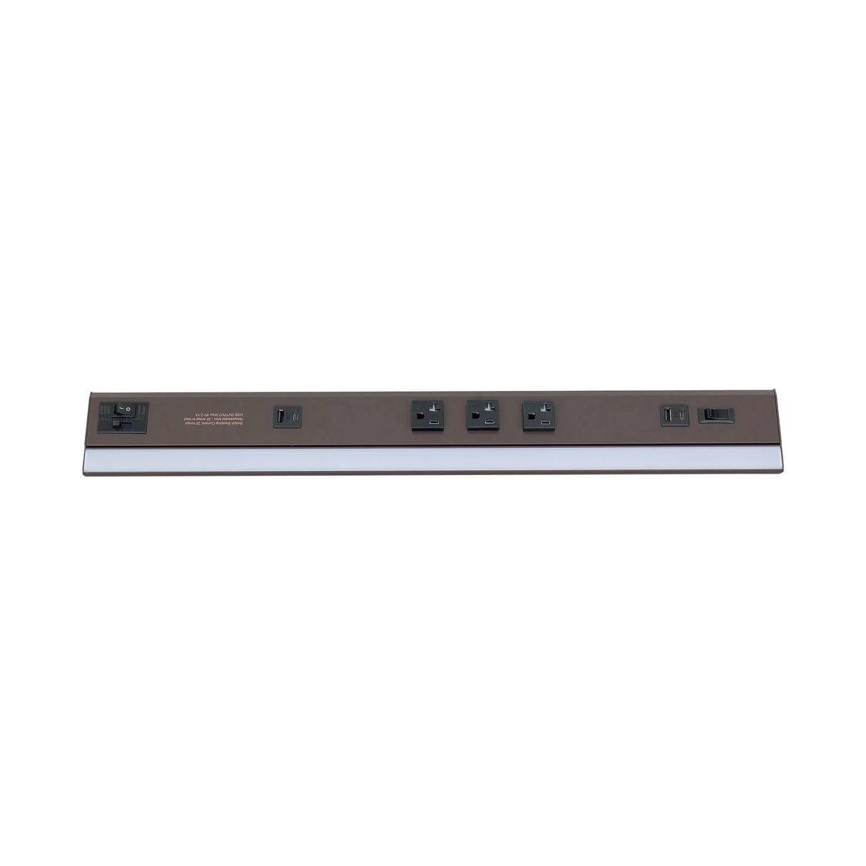 Undercabinet Power Strip, Light 24" - Westgate Mfg