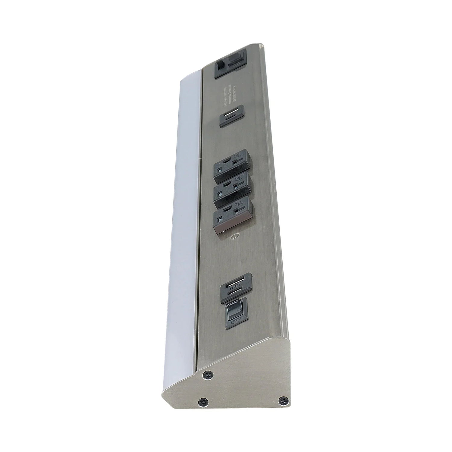 Undercabinet Power Strip, Light 24" - Westgate Mfg