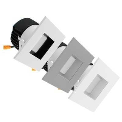 4" 17W Square Customizable Versatrim LED Retrofit - Rayon Lighting