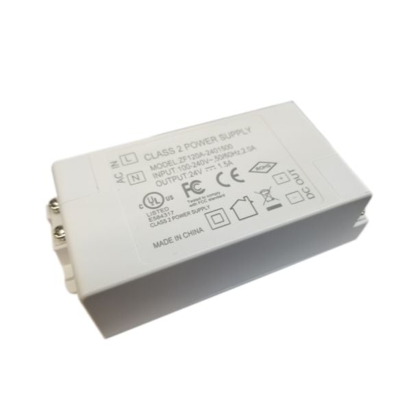 36W 12V/24V Enclosed LED Power Supply - Richee Lighting