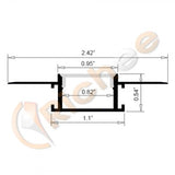 1" Mud-In Aluminum Channel - Richee Lighting