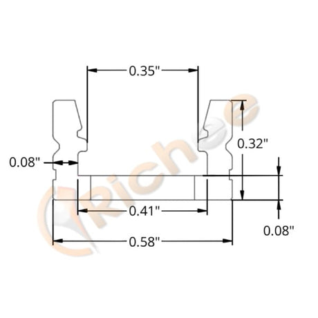 9/16" Heavy Duty Aluminum Channel - Richee Lighting