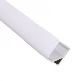 5/8" Milky Square Top Angle Aluminum Channel - Richee Lighting