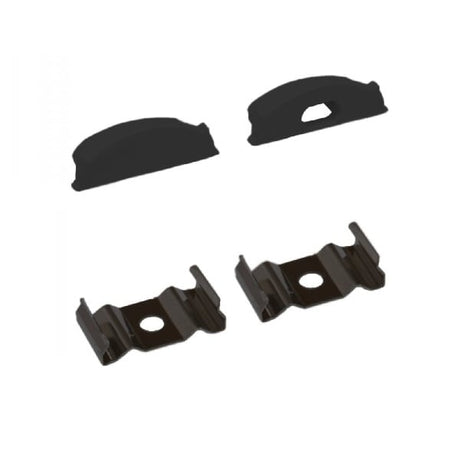 11/16" Black Lens Flexible Slim Aluminum Channel - Richee Lighting
