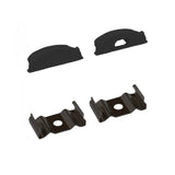 11/16" Black Flexible Slim Aluminum Channel - Richee Lighting