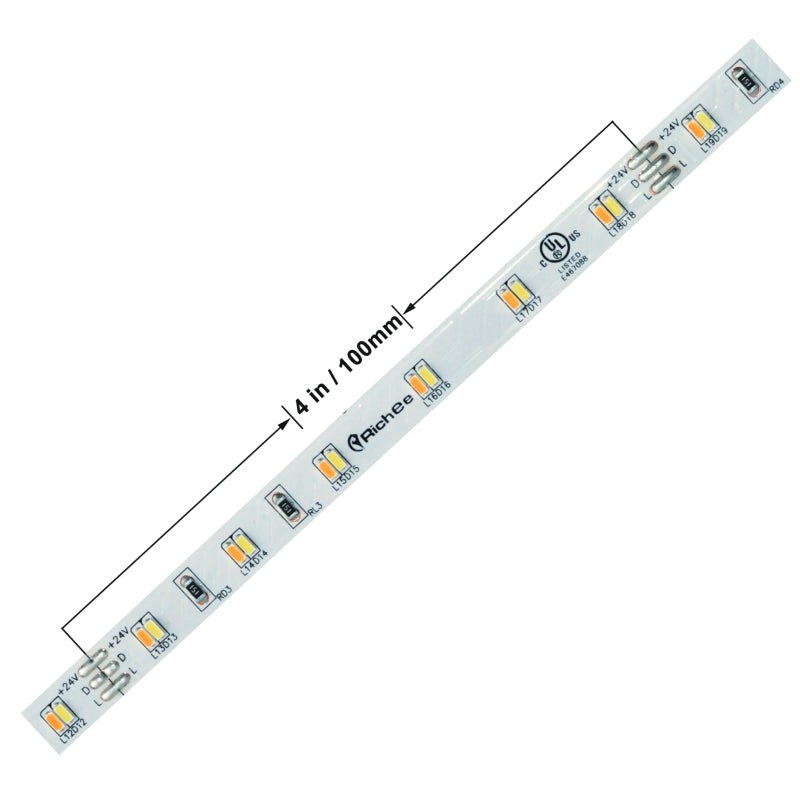 3.5W/ft Color Temperature Adjustable UL LED Strip SM3014 36/m 16' - Richee Lighting