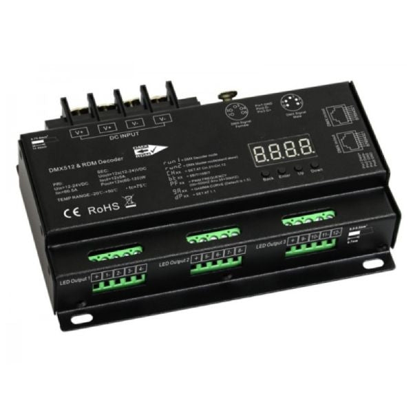 12CH 5A DMX Decoder - Richee Lighting