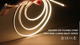 4.5mm Milky LED Strip 30K 24V 198lm/ft Consistent - Richee Lighting
