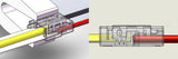 8mm Mini Solderless Strip Power Connector for LED Strips - Richee Lighting
