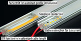 8mm Mini Solderless Strip Power Connector for LED Strips - Richee Lighting