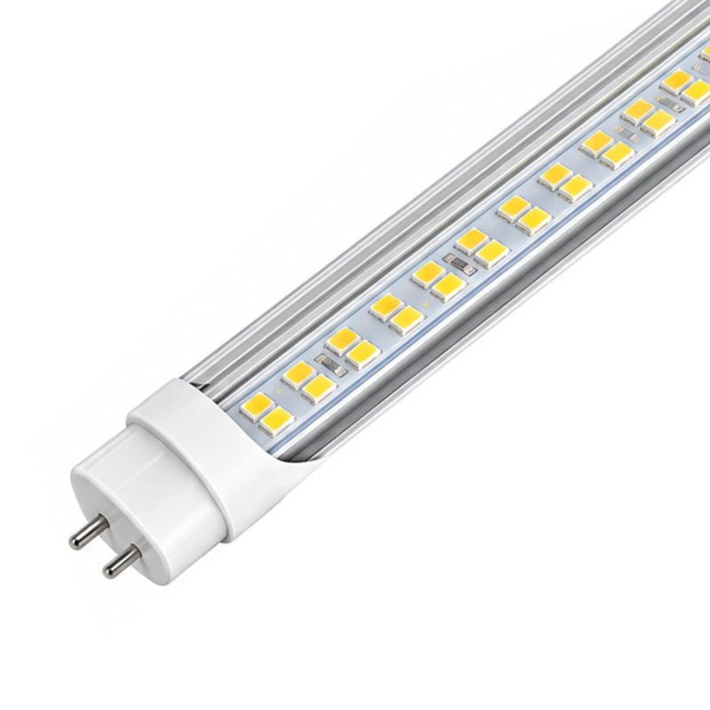 8' 20-40W Multi-Watt Clear T8 F40 6-Color Dimmable 110V/Ballast Bulb - Cyantek LED