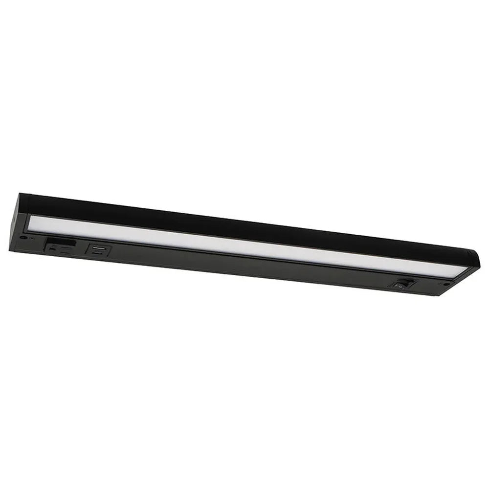 18" 8W 110V Under Cabinet 5CCT w/ USB & Receptacle - Westgate Mfg